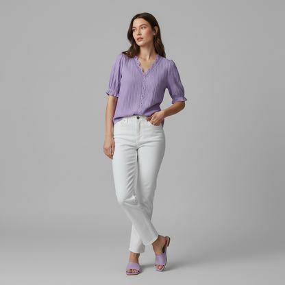 Astrid | Elegant Summer Blouse for Women