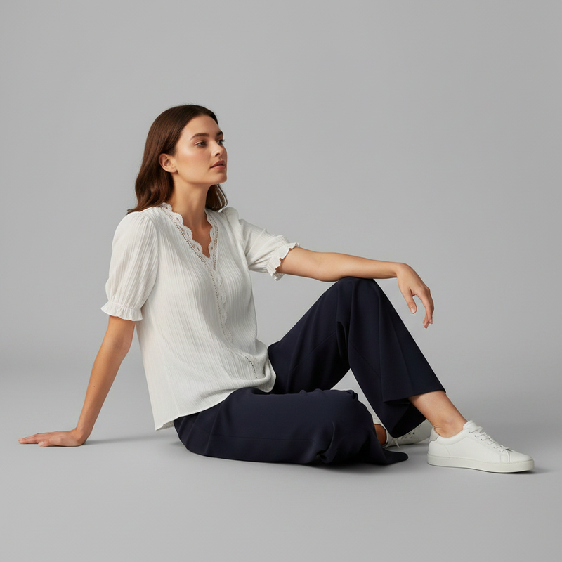 Astrid | Elegant Summer Blouse for Women