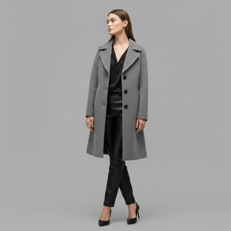 Elegant Wool Coat | Women's Winter Outerwear