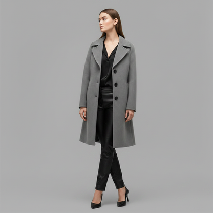 Elegant Wool Coat | Women's Winter Outerwear