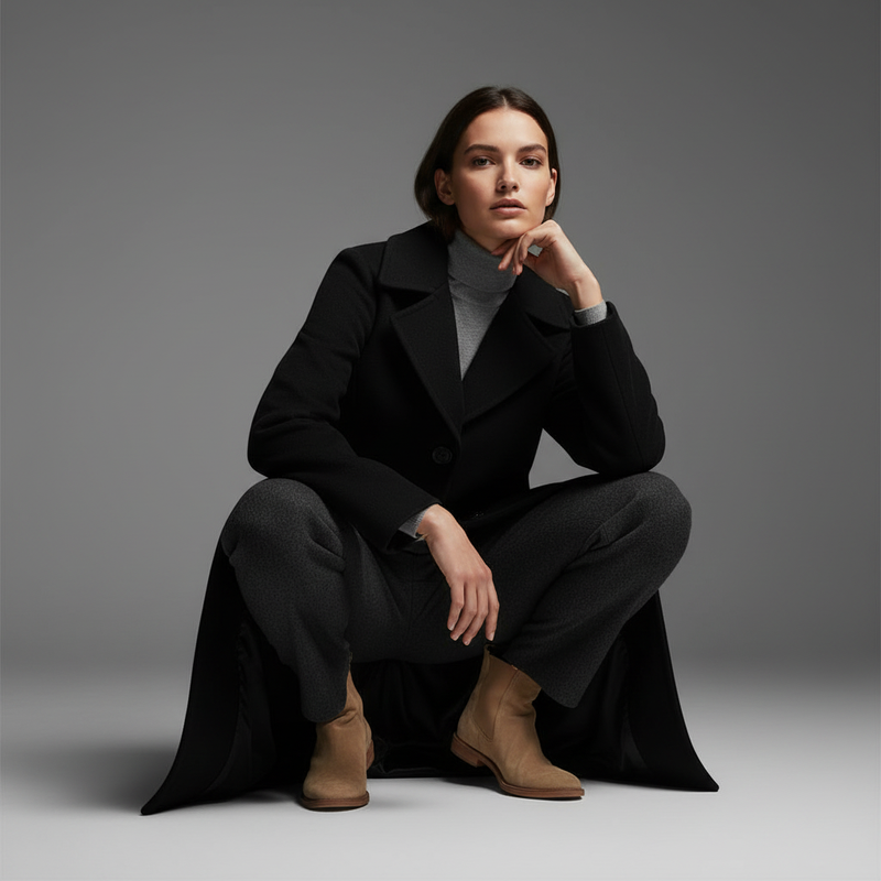 Elegant Wool Coat | Women's Winter Outerwear