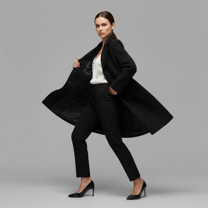 Elegant Wool Coat | Women's Winter Outerwear