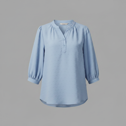 Silk Patchwork Women's Blouse | Versatile Fashion Top