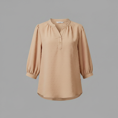 Silk Patchwork Women's Blouse | Versatile Fashion Top
