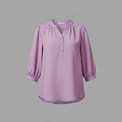 Silk Patchwork Women's Blouse | Versatile Fashion Top