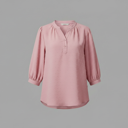 Silk Patchwork Women's Blouse | Versatile Fashion Top
