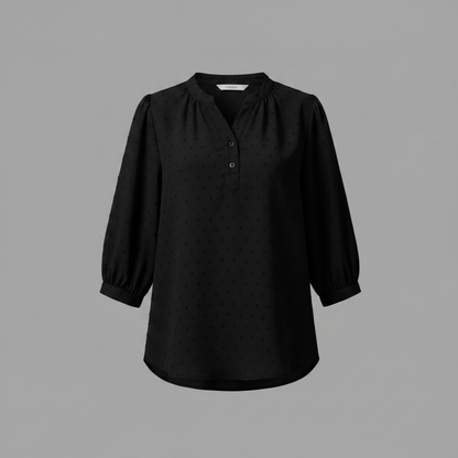 Silk Patchwork Women's Blouse | Versatile Fashion Top