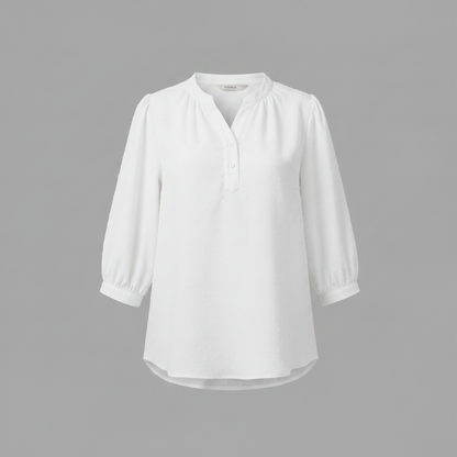 Silk Patchwork Women's Blouse | Versatile Fashion Top