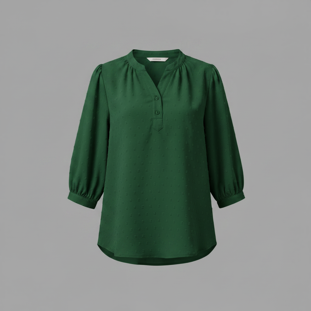 Silk Patchwork Women's Blouse | Versatile Fashion Top